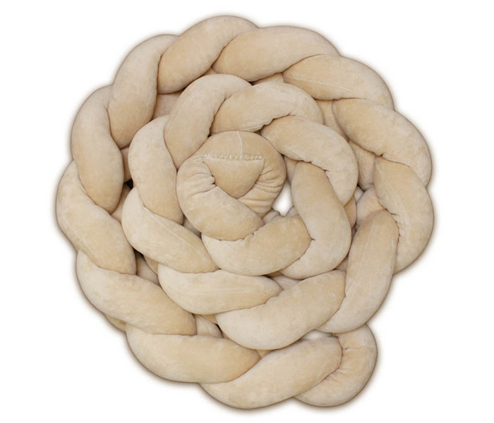 Bebi pletenica kidzz kapućino 240cm