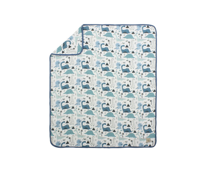 Kidzz prekrivač od muslina šareni petrolej 100x85 cm