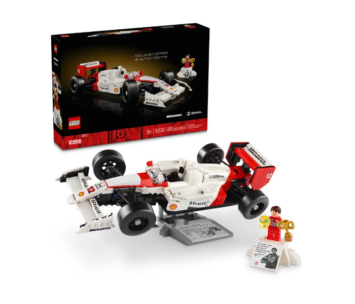 Igračka Lego kocke Icons McLaren MP4/4 & Ayrton Senna 18+