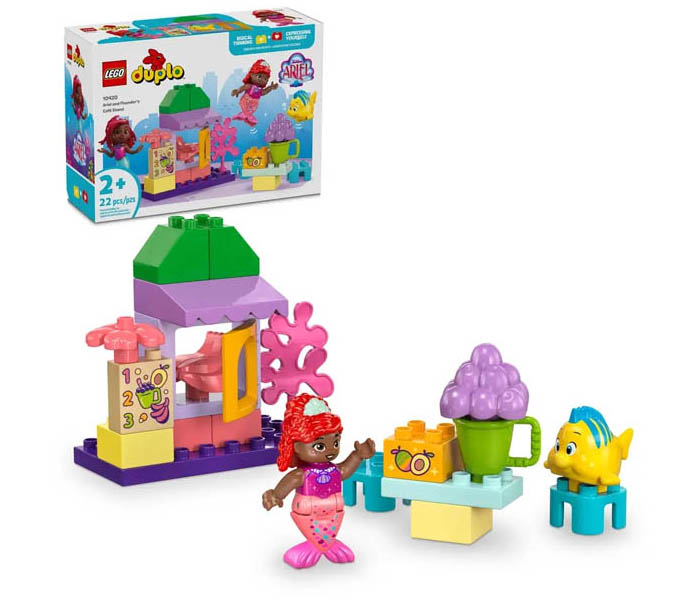 Igračka Lego kocke DUPLO Ariel and Flounder's Café Stand 2+