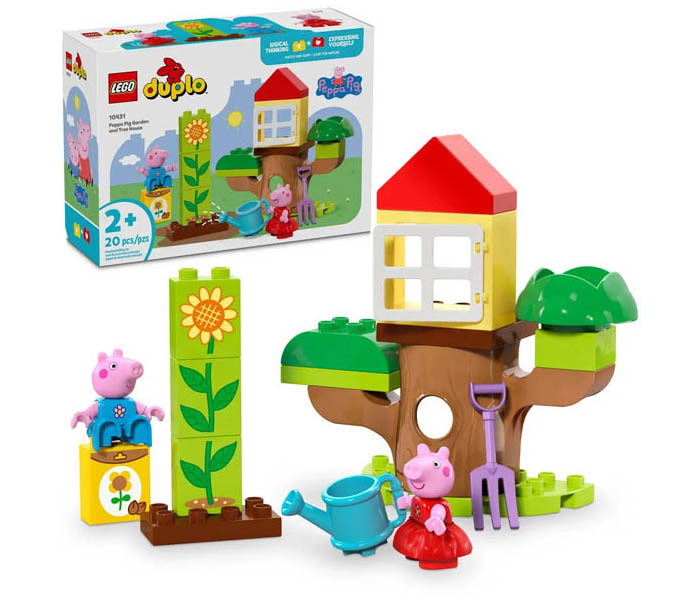 Igračka Lego kocke DUPLO Peppa Pig Garden and Tree House 2+