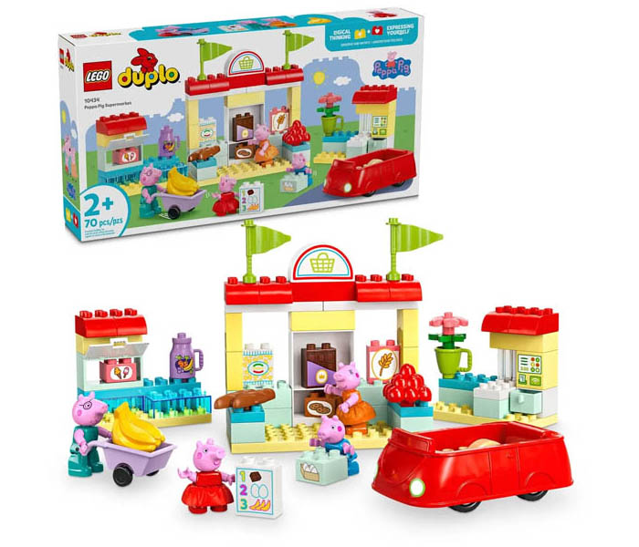Igračka Lego kocke DUPLO Peppa Pig Supermarket 2+