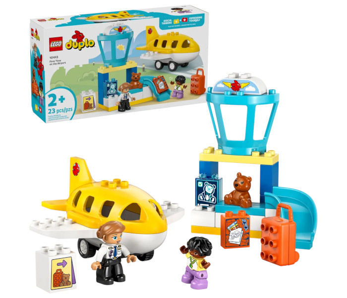 Igračka Lego kocke Duplo First Time at the Airport 2+