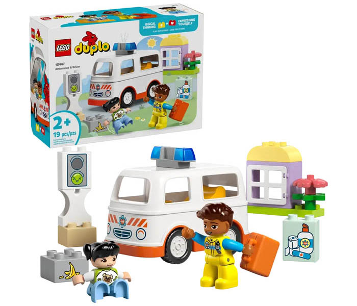 Igračka Lego kocke Duplo Ambulance & Driver 2+