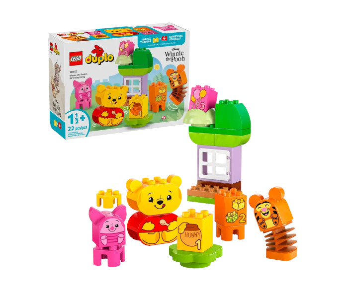 Igračka Lego kocke Disney Winnie the Pooh's Birthday Party 1½+