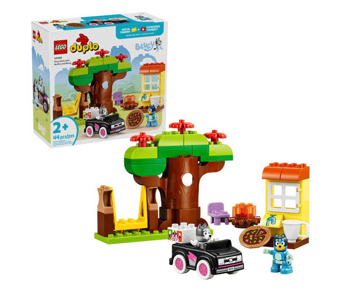 Igračka Lego kocke DUPLO® Pizza Girls with Muffin and Bluey,2+