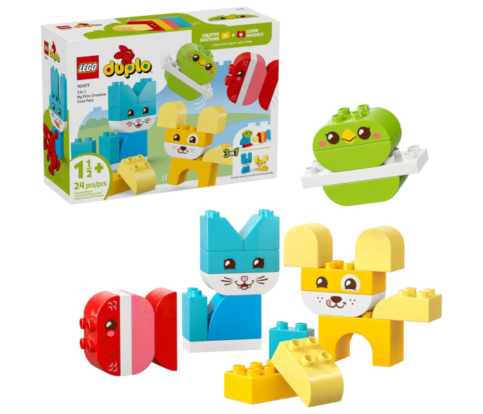 Igračka Lego kocke Duplo 3 in 1 Creative Cute Pets 1½+