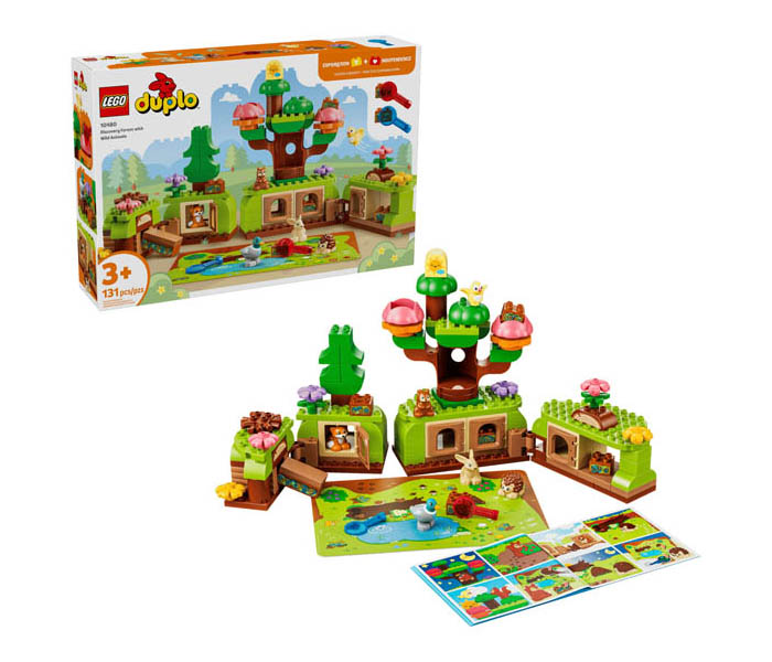 Igračka Lego kocke DUPLO® Discovery Forest with Wild Animals 3+