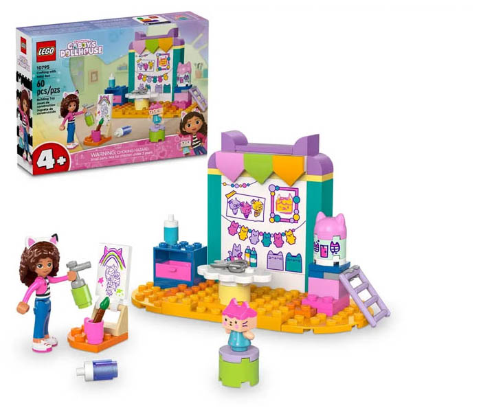 Igračka Lego kocke Gabby's Dollhouse Crafting with Baby Box 4+