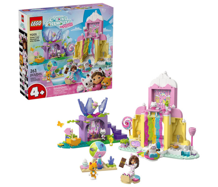 Igračka Lego kocke Gabby's Dollhouse Sweet Treat Mountain & Kitty Garden 4+