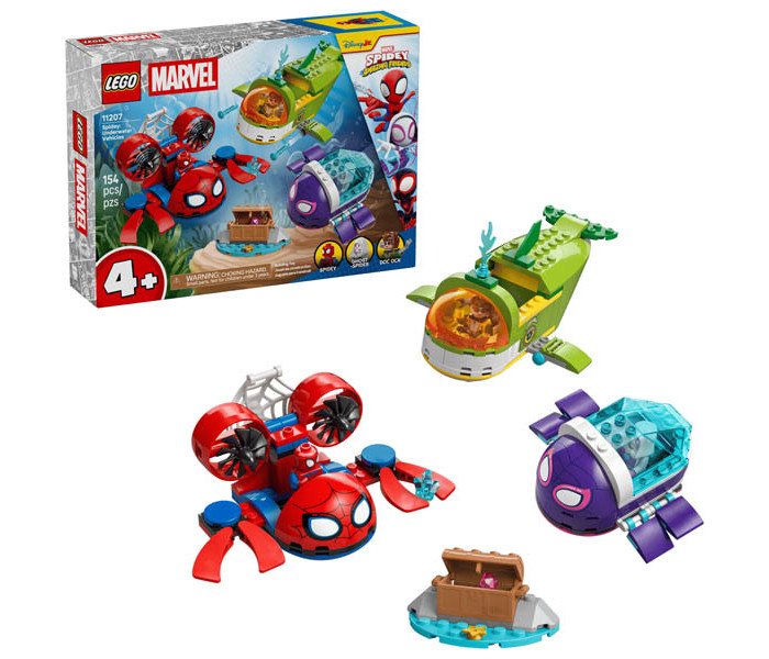 Igračka Lego kocke Marvel Spidey: Underwater Vehicles 4+