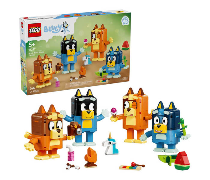 Igračka Lego kocke Bluey Brick-Built Bluey Family
