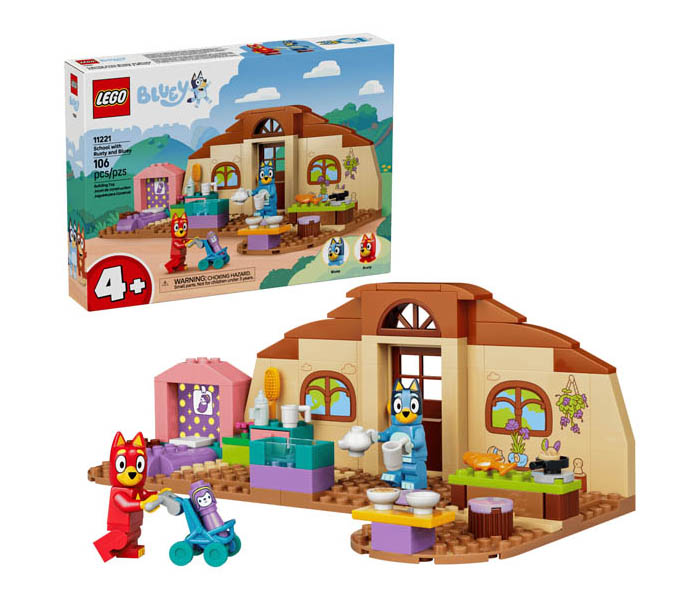 Igračka Lego kocke Bluey School with Rusty and Bluey 4+