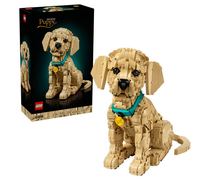 Igračka Lego kocke  Icons Golden Retriever Puppy 18+