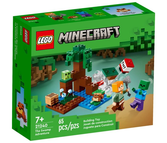 Igračka Lego kocke Minecraft the swamp adventure 7g+