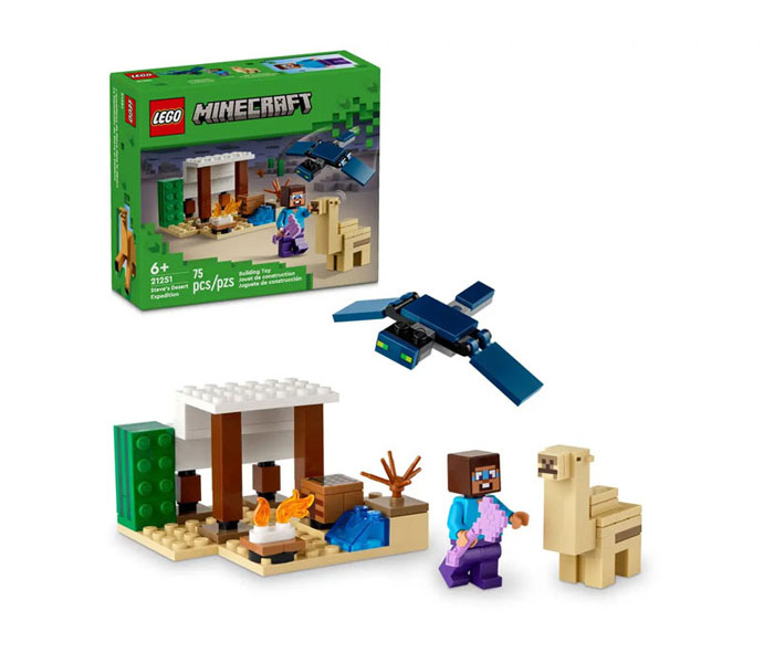 Igračka Lego kocke Minecraft Steve's Desert Expedition 6g+