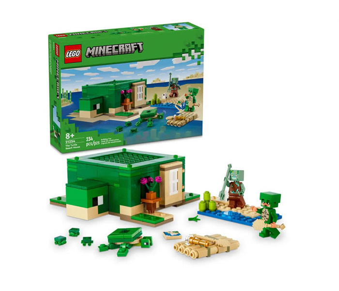 Igračka Lego kocke Minecraft The Turtle Beach House 8g+