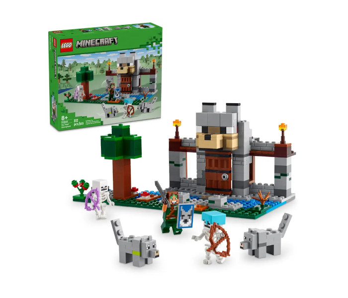 Igračka Lego kocke Minecraft The Wolf Stronghold 8+