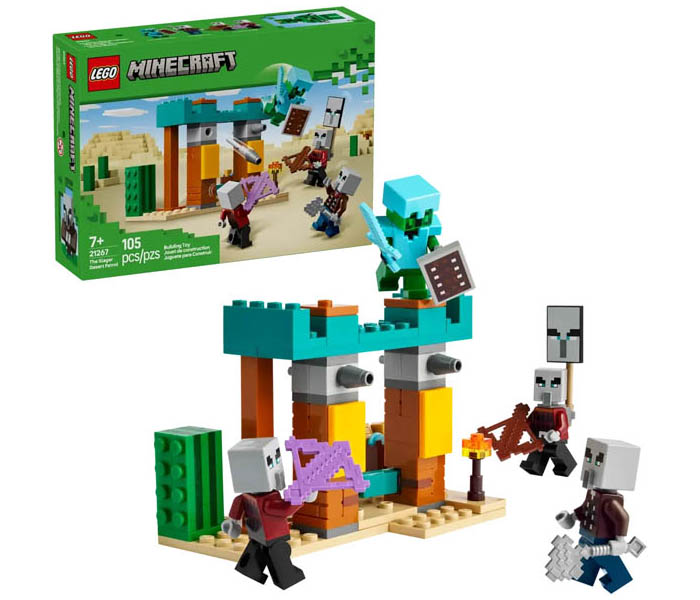 Igračka Lego kocke Minecraft The Illager Desert Patrol 7+