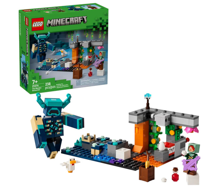 Igračka Lego kocke Minecraft The Warden Encounter 7+