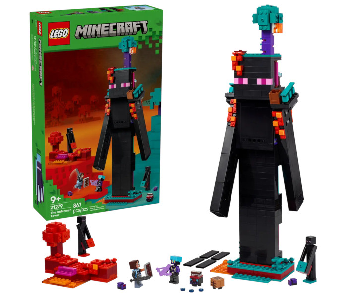 Igračka Lego kocke Minecraft The Enderman Tower 9+