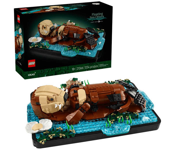 Igračka Lego kocke Ideas Floating Sea Otters 18+