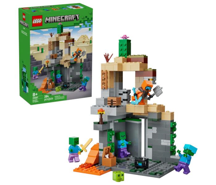 Igračka Lego kocke Minecraft  Zombie Dungeon 8+