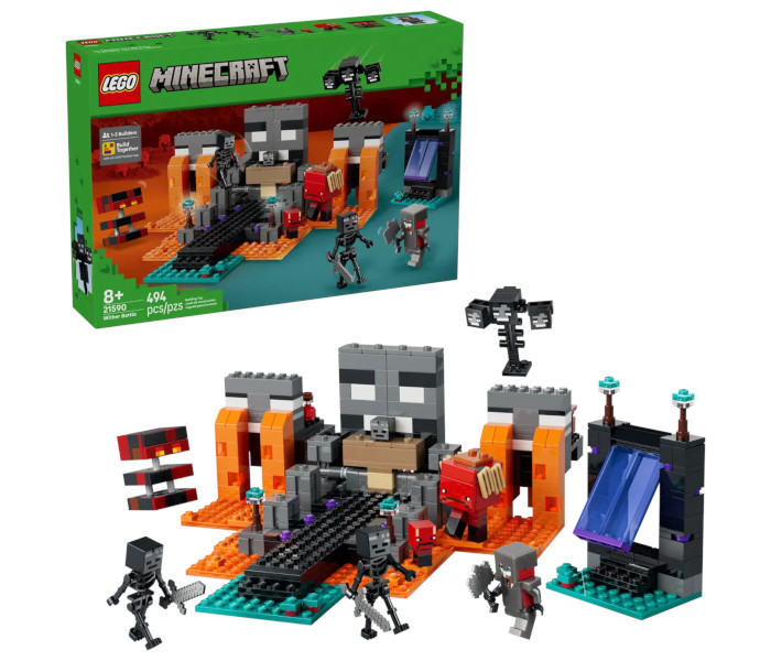 Igračka Lego kocke Minecraft  Wither Battle 8+