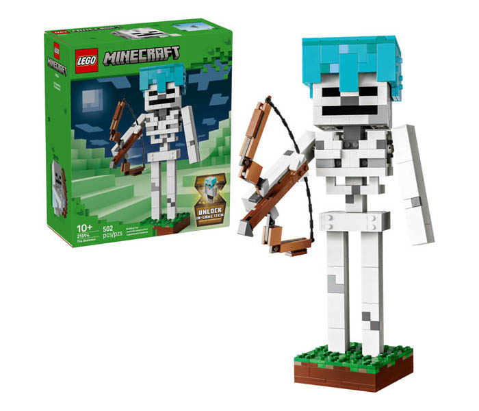 Igračka Lego kocke Minecraft® The Skeleton 10+