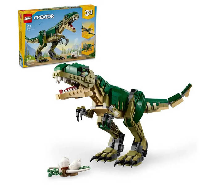 Igračka Lego kocke Creator 3-in-1 T. Rex 9+
