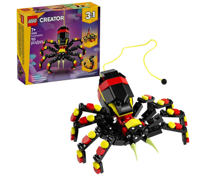 Igračka Lego kocke Creator 3-in-1 Wild Animals: Surprising Spider 7+