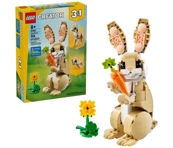 Igračka Lego kocke Creator 3-in-1 Cute Bunny 8+