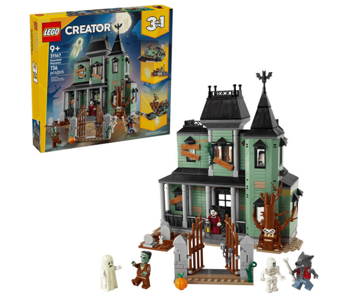 Igračka Lego kocke Creator 3-in-1 Haunted Mansion 9+
