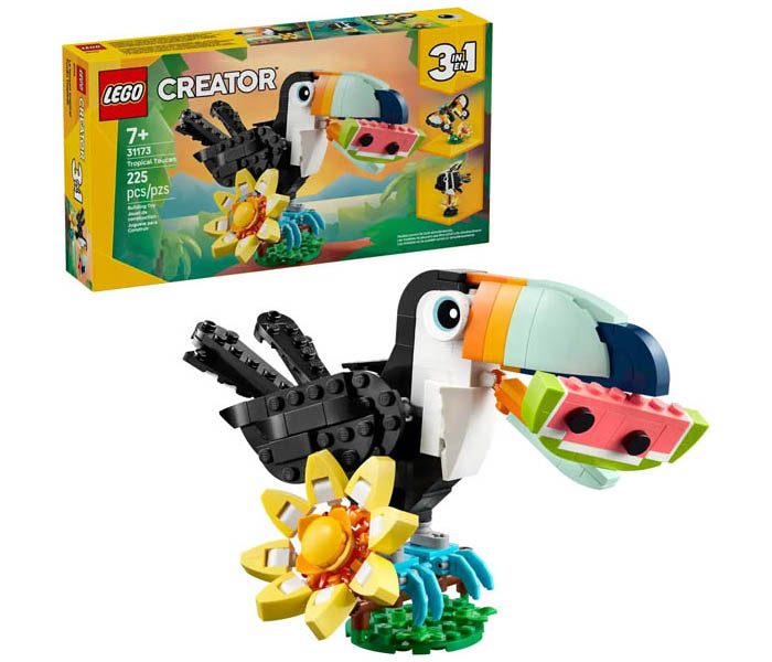 Igračka Lego kocke Creator 3-in-1 Wild Animals: Tropical Toucan 7+