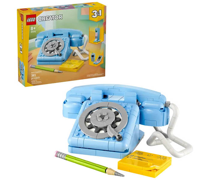 Igračka Lego kocke Creator 3-in-1  Retro Telephone 8+