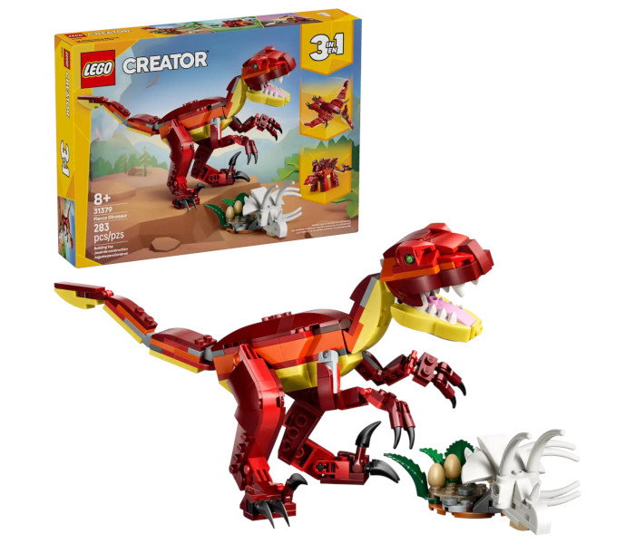 Igračka Lego kocke Creator 3-in-1 Fierce Dinosaur 8+