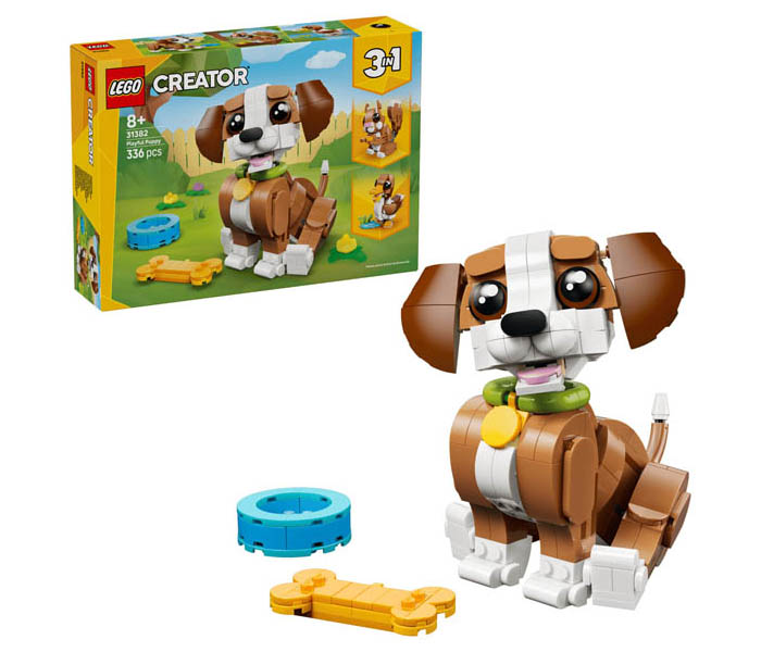 Igračka Lego kocke Creator 3-in-1 Cute Animals: Playful Puppy Dog 8+