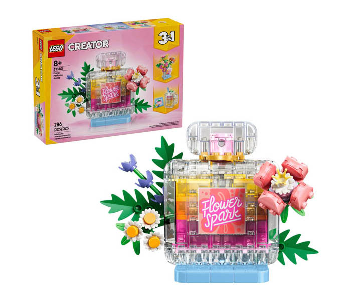 Igračka Lego kocke Creator 3-in-1 Floral Decor Perfume Bottle 8+