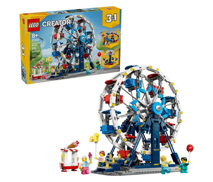Igračka Lego kocke Creator 3-in-1 Iconic Ferris Wheel ,8+