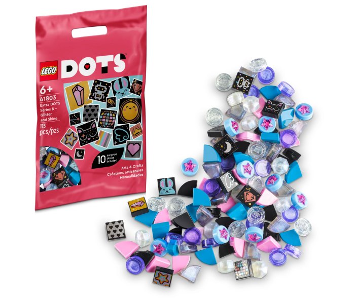 Igračka Lego kocke extra dots series 8- glitter and shine , Dots 6g+