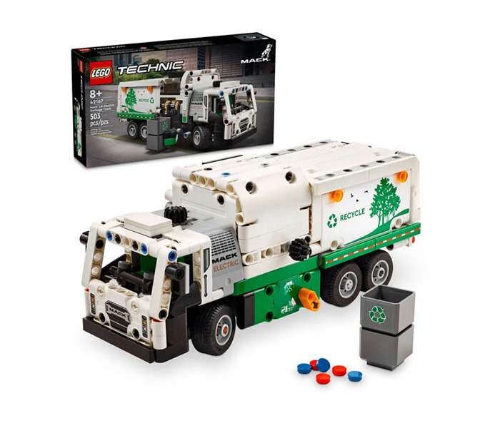 Igračka Lego kocke Technic Mack® LR Electric Garbage Truck 8g+