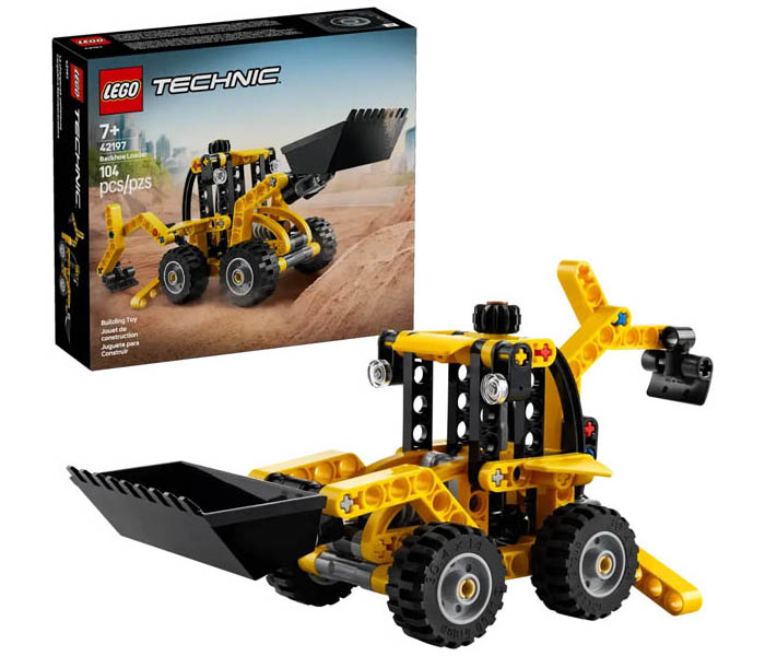Igračka Lego kocke Technic Backhoe Loader 7+