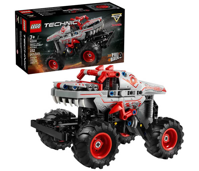 Igračka Lego kocke Technic Monster Jam ThunderROARus Pull-Back 7+