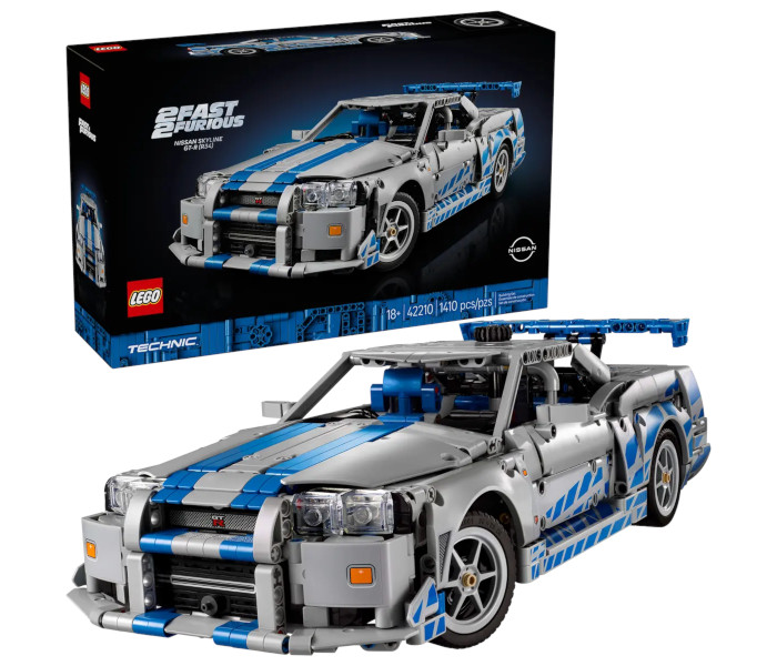 Igračka Lego kocke Technic 2 Fast 2 Furious Nissan Skyline GT-R (R34) Car 18+