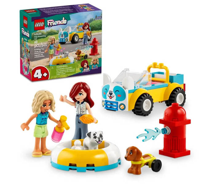 Igračka Lego kocke Friends Dog-Grooming Car 4+