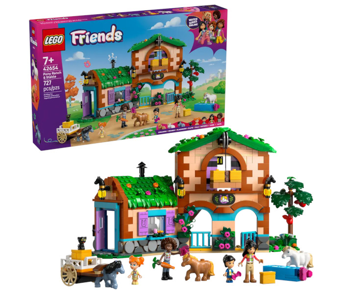 Igračka Lego kocke Friends Pony Ranch & Stable 7+