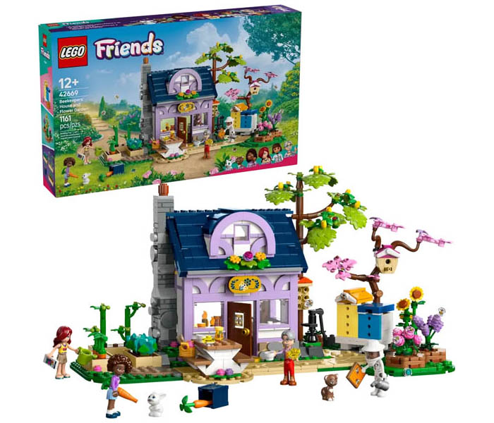 Igračka Lego kocke Friends Beekeepers' House and Flower Garden 12+