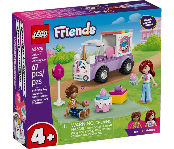 Igračka Lego kocke Friends Unicorn Cake Delivery Car 4+