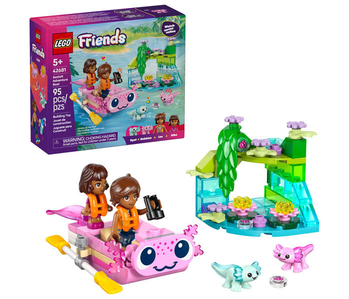 Igračka Lego kocke Friends Axolotl Adventure Boat 5+