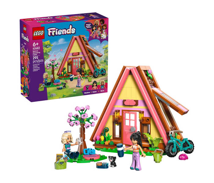 Igračka Lego kocke Friends Nature Glamping Cabin 6+
